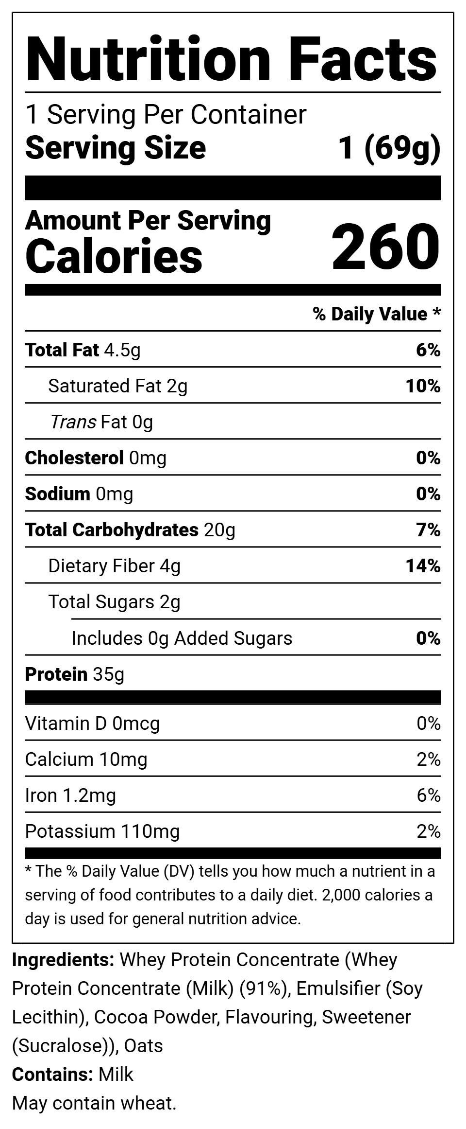 Chocolate Overnight Oats - Box of 16