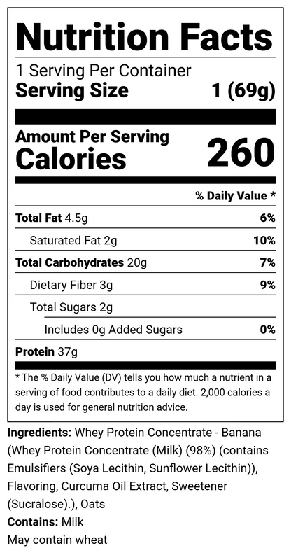 Banana Overnight Oats - Box of 16